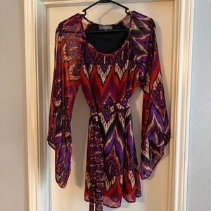 Umgee Cold-Shoulder Dress